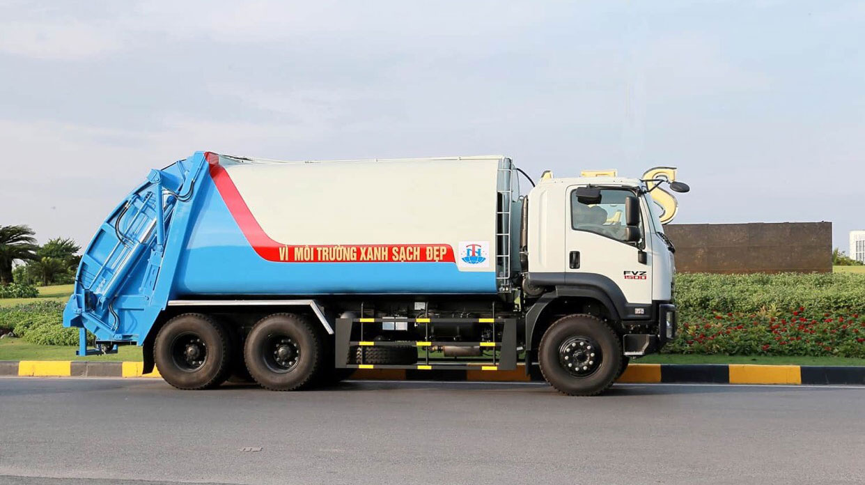Xe cuốn ép rác - Cơ chế nạp rác